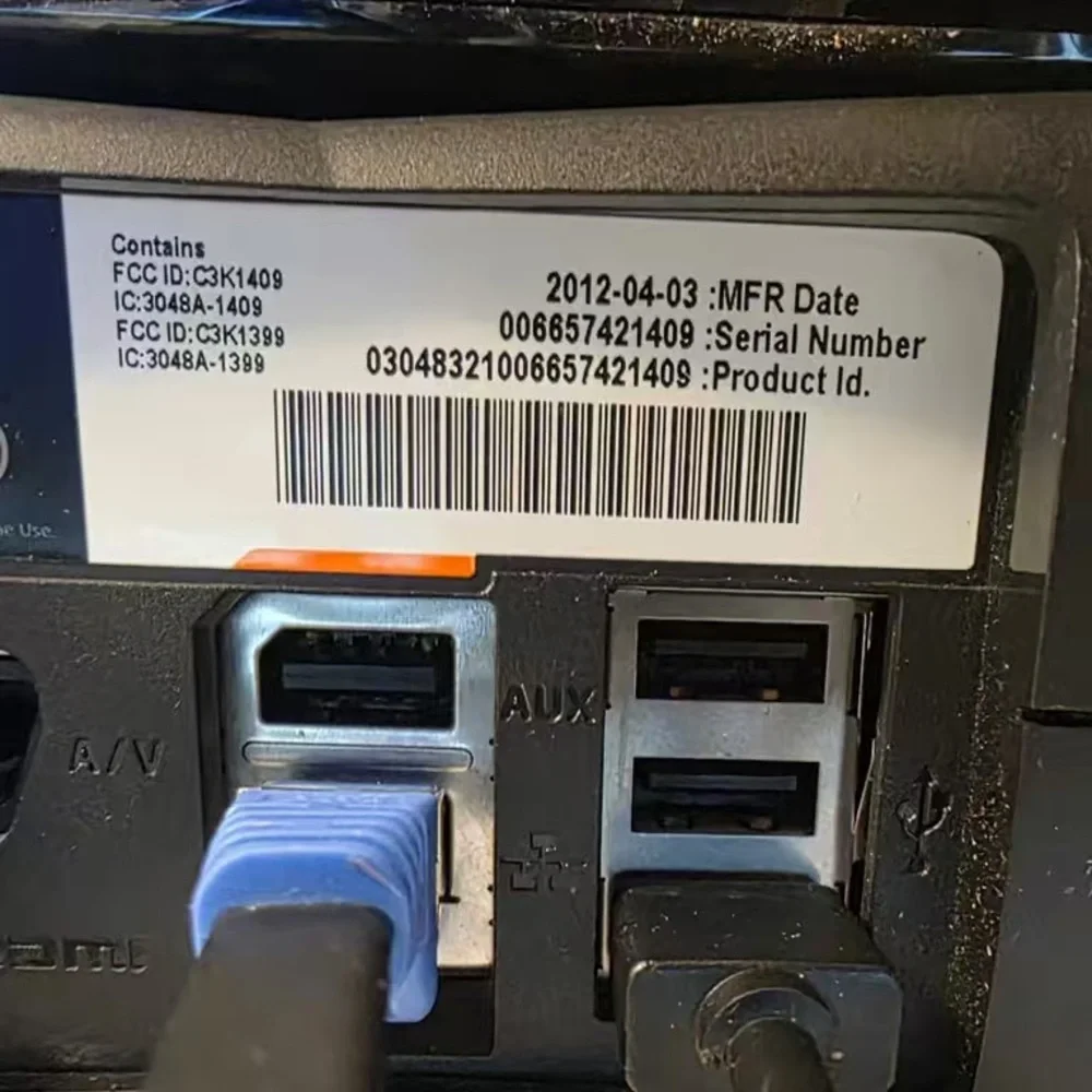 Xbox 360 Console with Blue Controller and Seagate Hard Drive